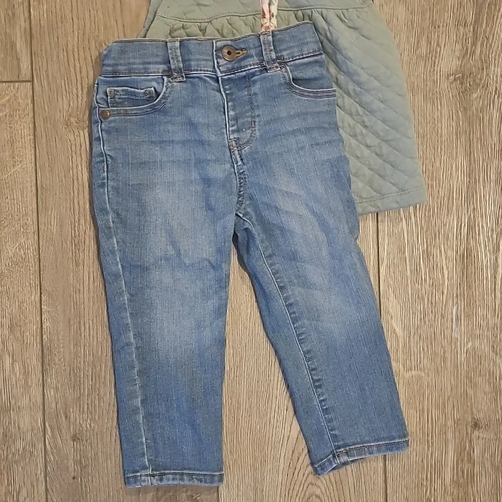 Children's Quilted Vest and Jean bundle